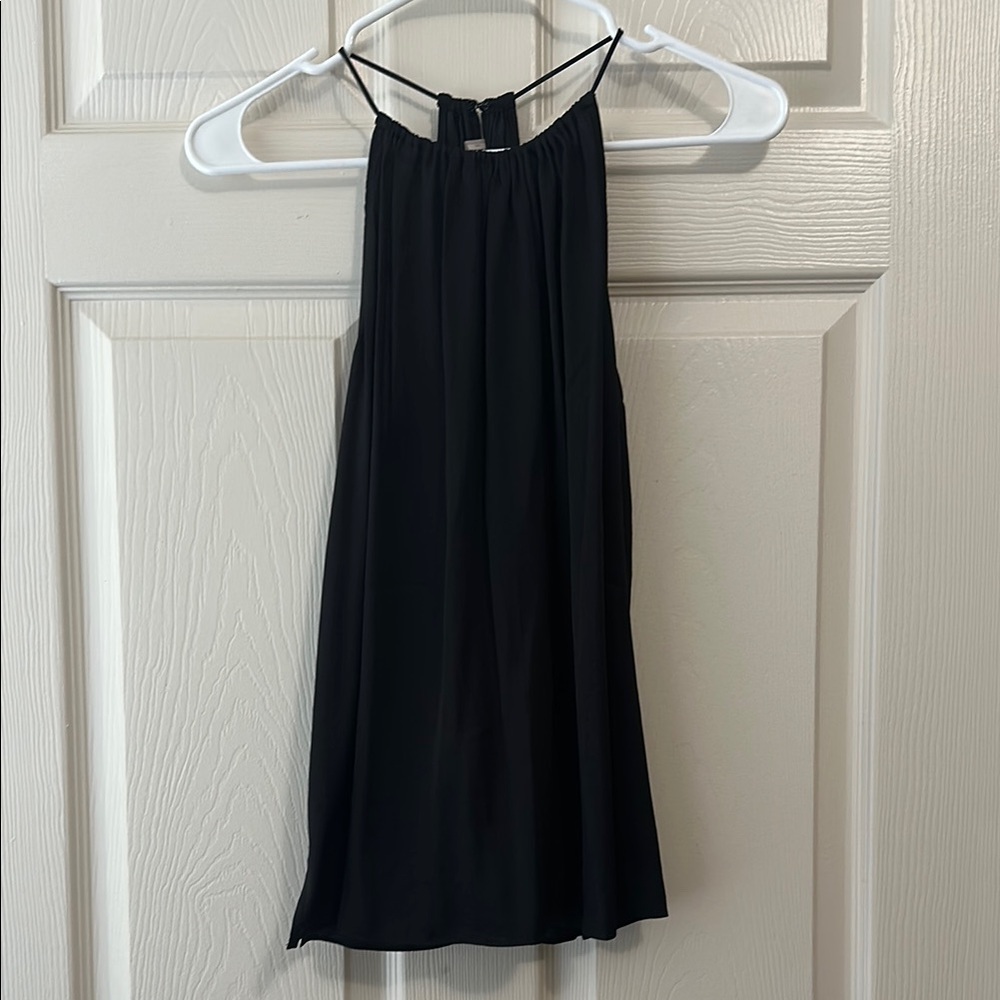 LOFT Charcoal Halter Top